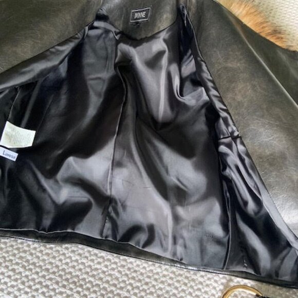 Stunning Brown Faux Fur Women's Jacket Size 4 - Picture 8 of 10